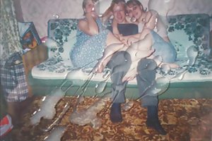 Sex brunette with unshaven fellow with cusotom