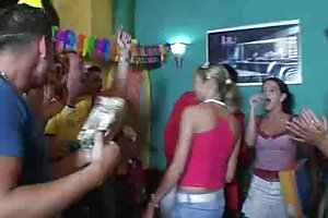 Bootyfull blonde with big breasts has sex with a black man most of the afternoon