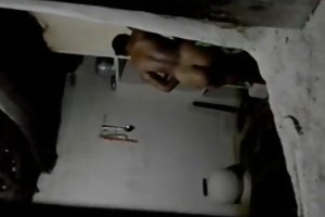 Lesbian fucking in the shower