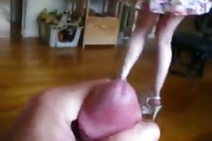 Cute blonde fucks with the owner of the rented apartment