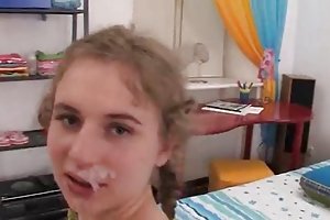 Latina handjob