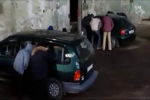 Young couple fucks all night