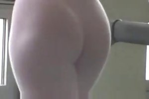 Husband cums on his tummy lovely wife