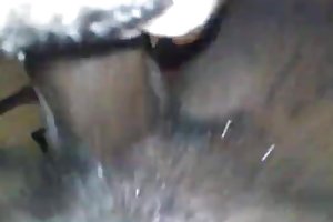 Spray sperm on the face