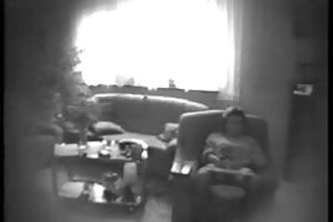 Guy shoots home video with a beautiful hot wife