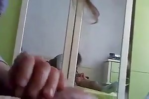 Girl fingering herself and guy