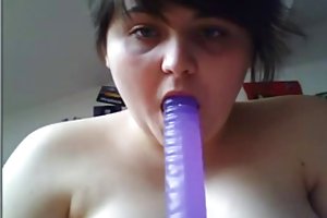 Beautiful blonde masturbates anus artificial cock and fucks husband in the ass