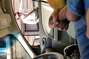Friend and sucking two cock of her husband in the elevator