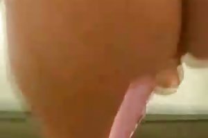 Drunken babes take turns sucking a big dick men