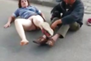 Chick licks ass of his girlfriend